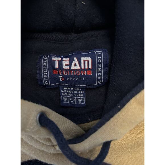 Vintage Gold Georgia Tech Yellow Jacket Logo Hoodie Sweatshirt Medium Read - Picture 2 of 7